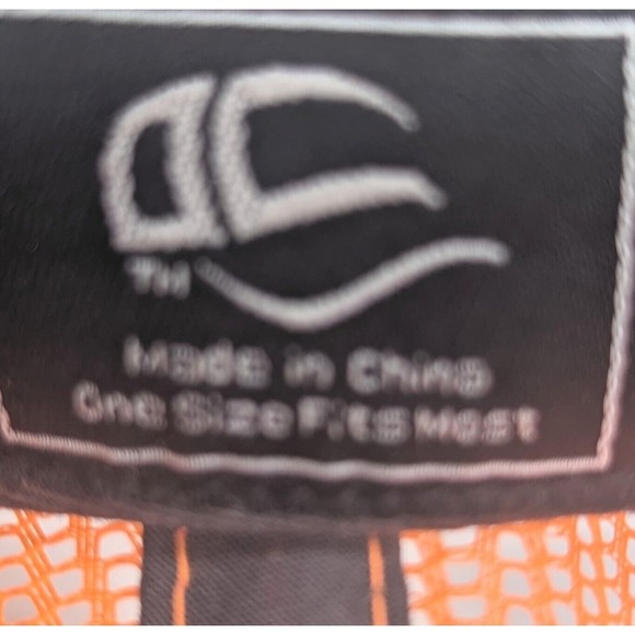 DirtLife Graphic Logo Dirt Bikers Orange Grey Mesh Snapback Truckers Hat Cap - Picture 13 of 13